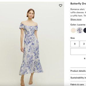 Reformation Butterfly Dress